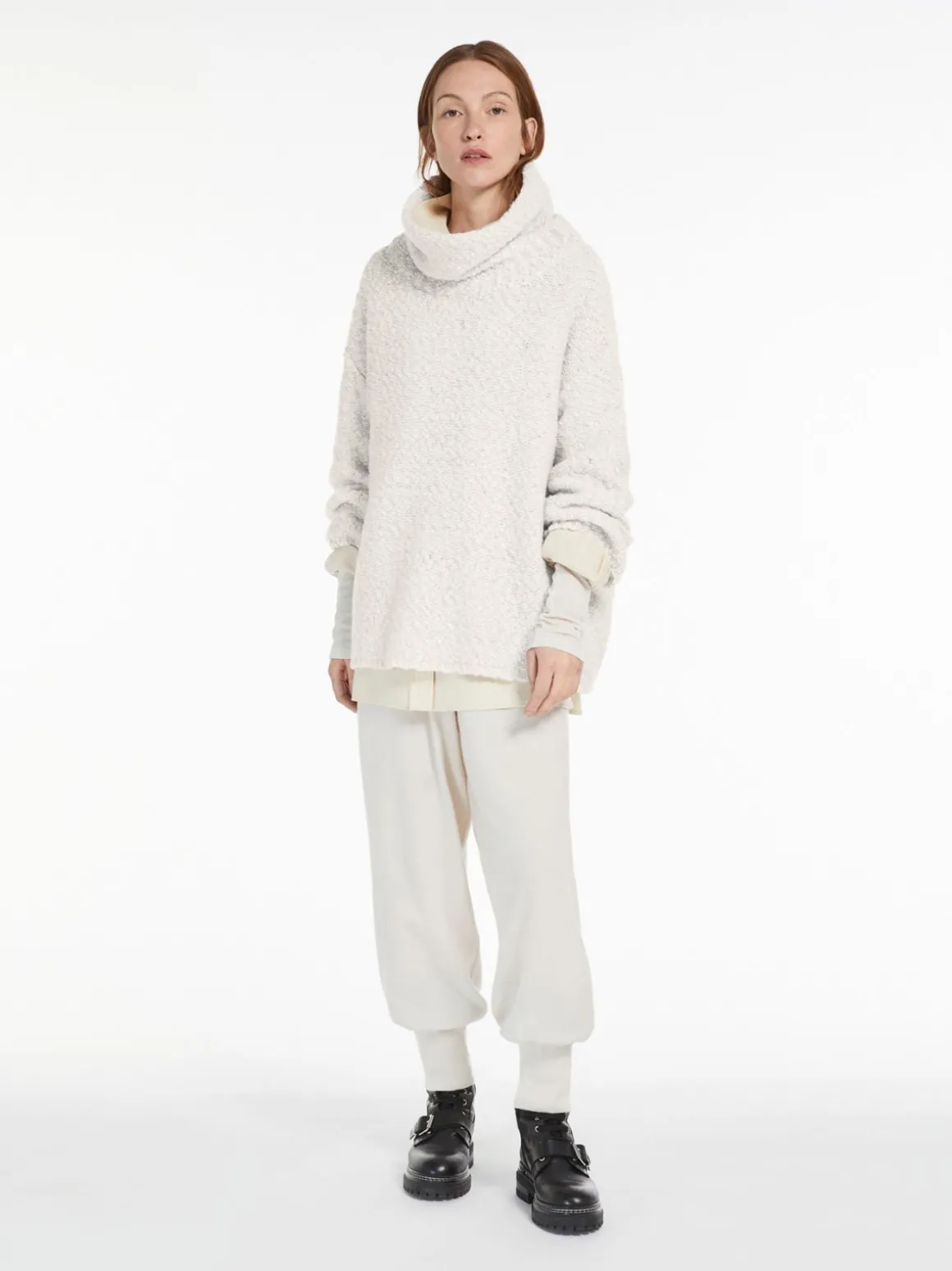 Hot Maxi maglia in mista lana Maglie