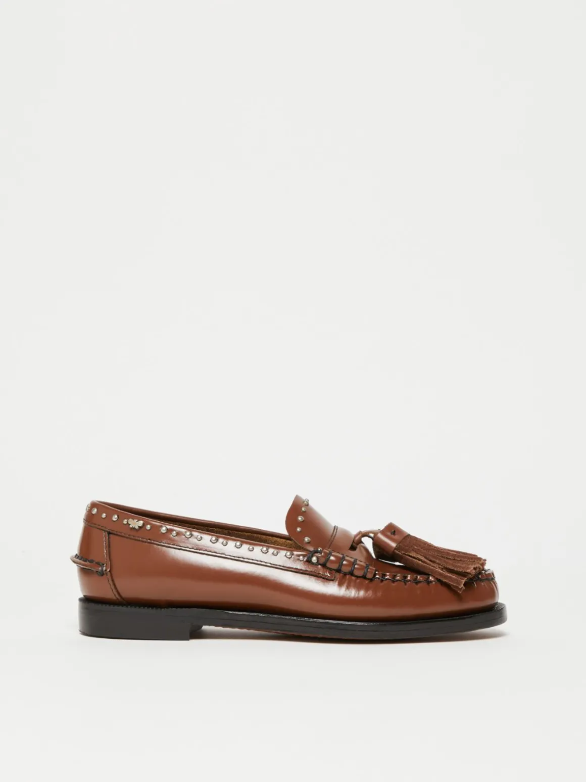New Mocassino in pelle con nappe Scarpe