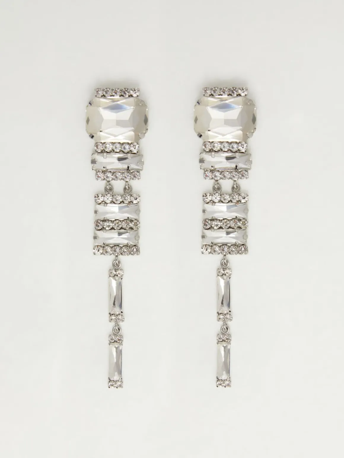 Hot Orecchini pendenti con strass Bijoux