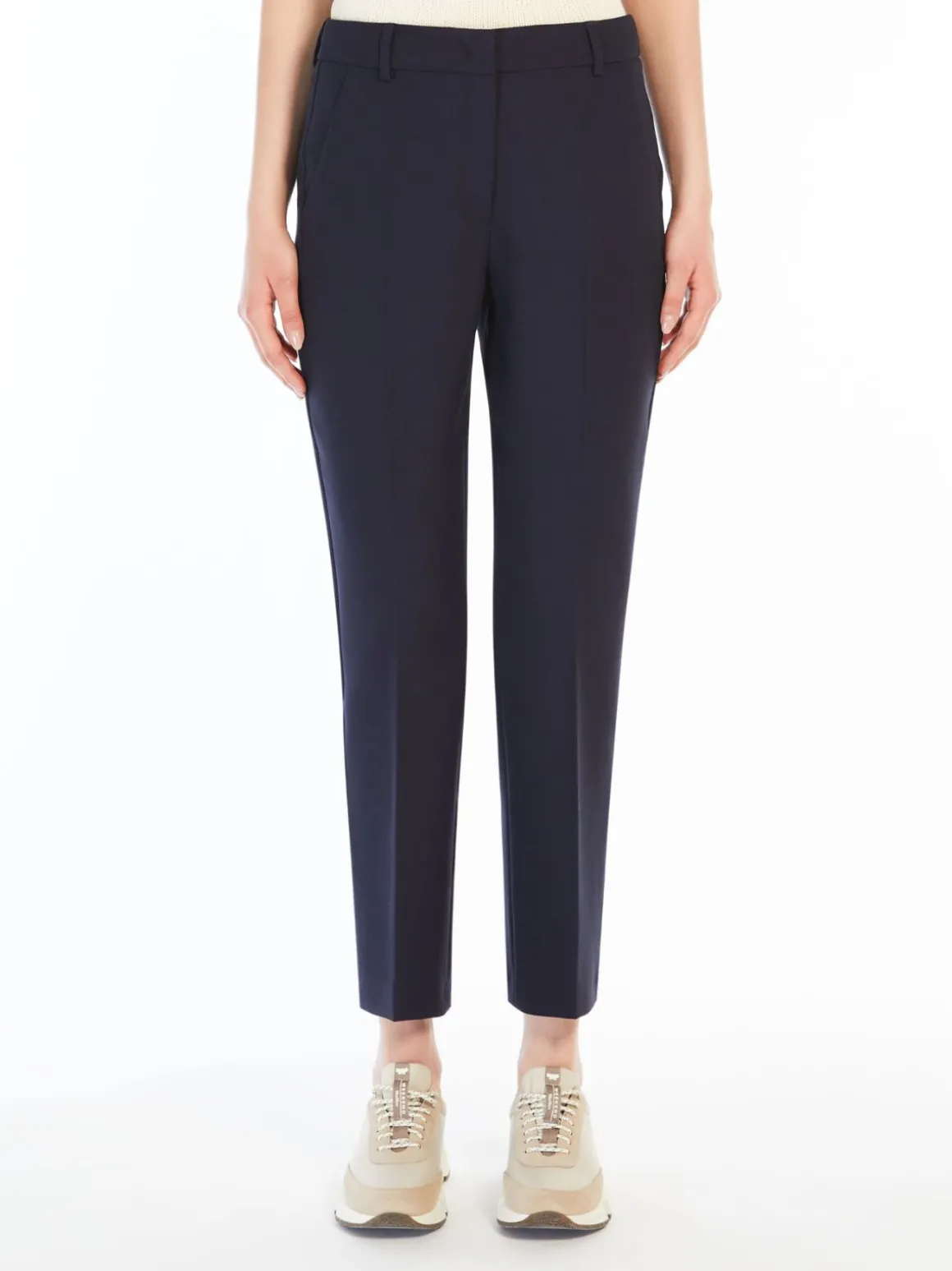 Best Sale Pantalone a sigaretta in cady Pantaloniejeans