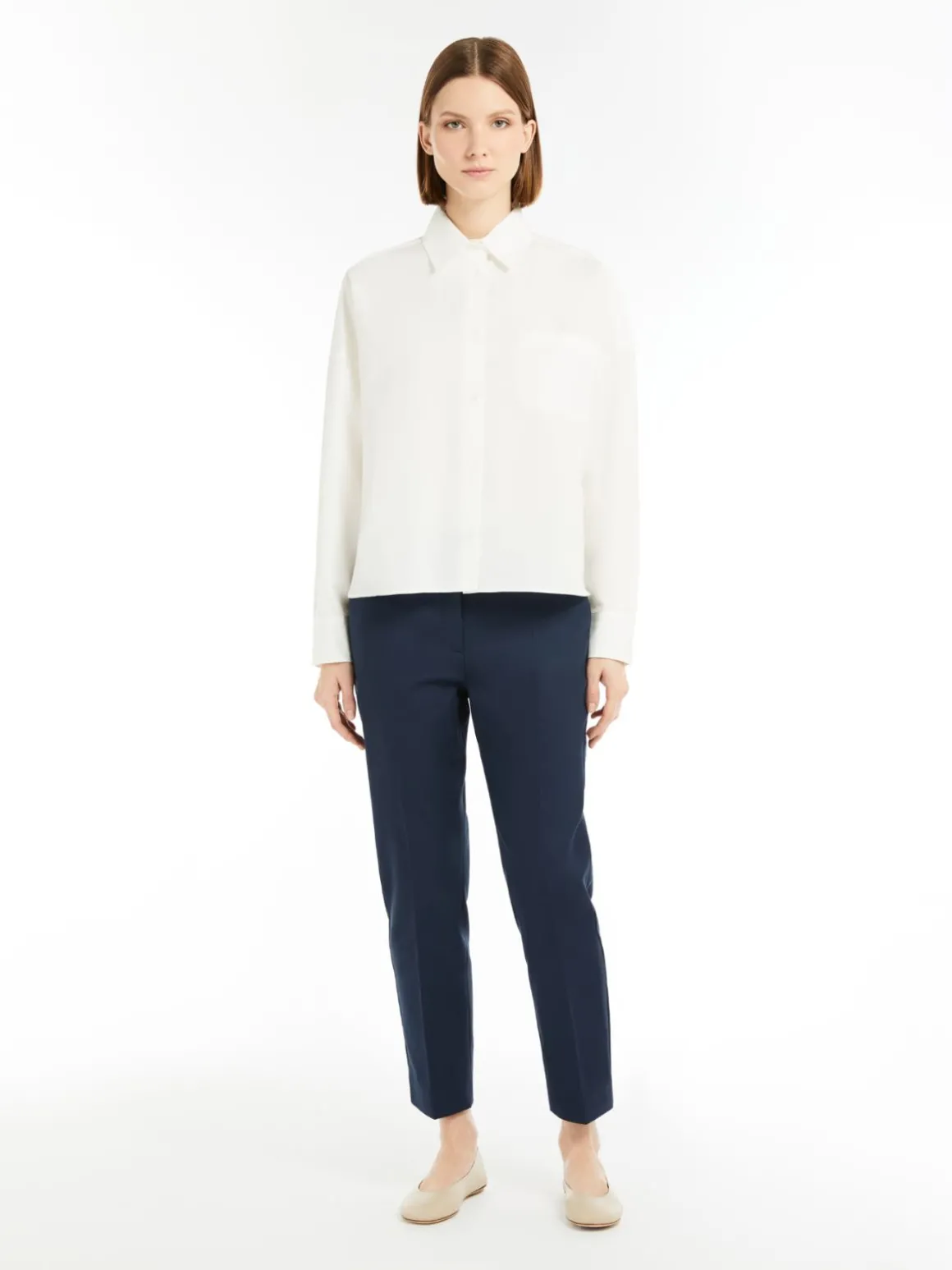 Hot Pantalone a sigaretta in cotone stretch Pantaloniejeans