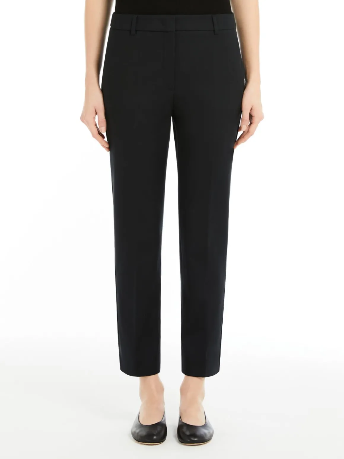 Online Pantalone a sigaretta in cotone stretch Pantaloniejeans