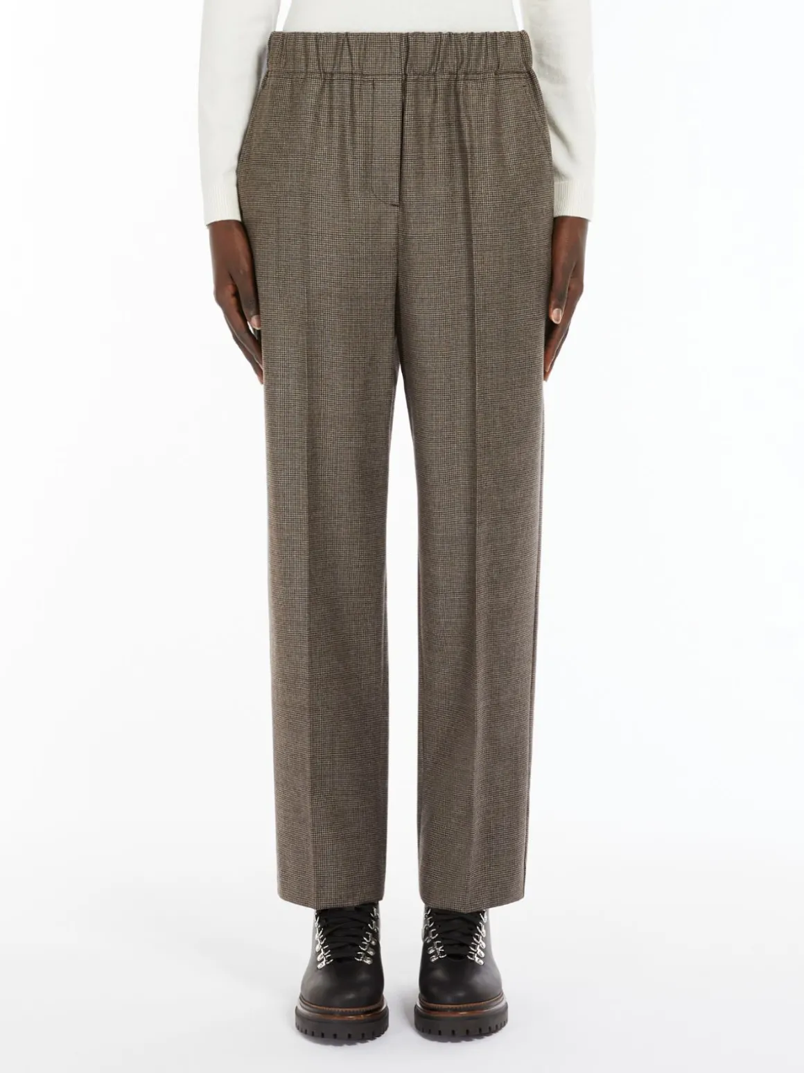 Outlet Pantalone comfort in flanella Pantaloniejeans
