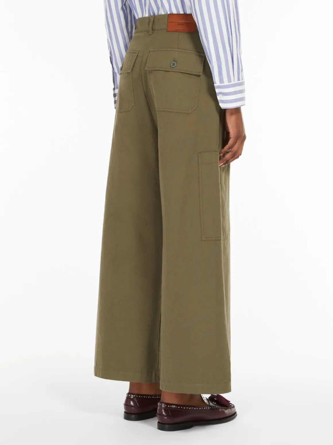 pantalone_in_canvas_di_cotone_2.webp Cheap Pantalone in canvas di cotone Pantaloniejeans