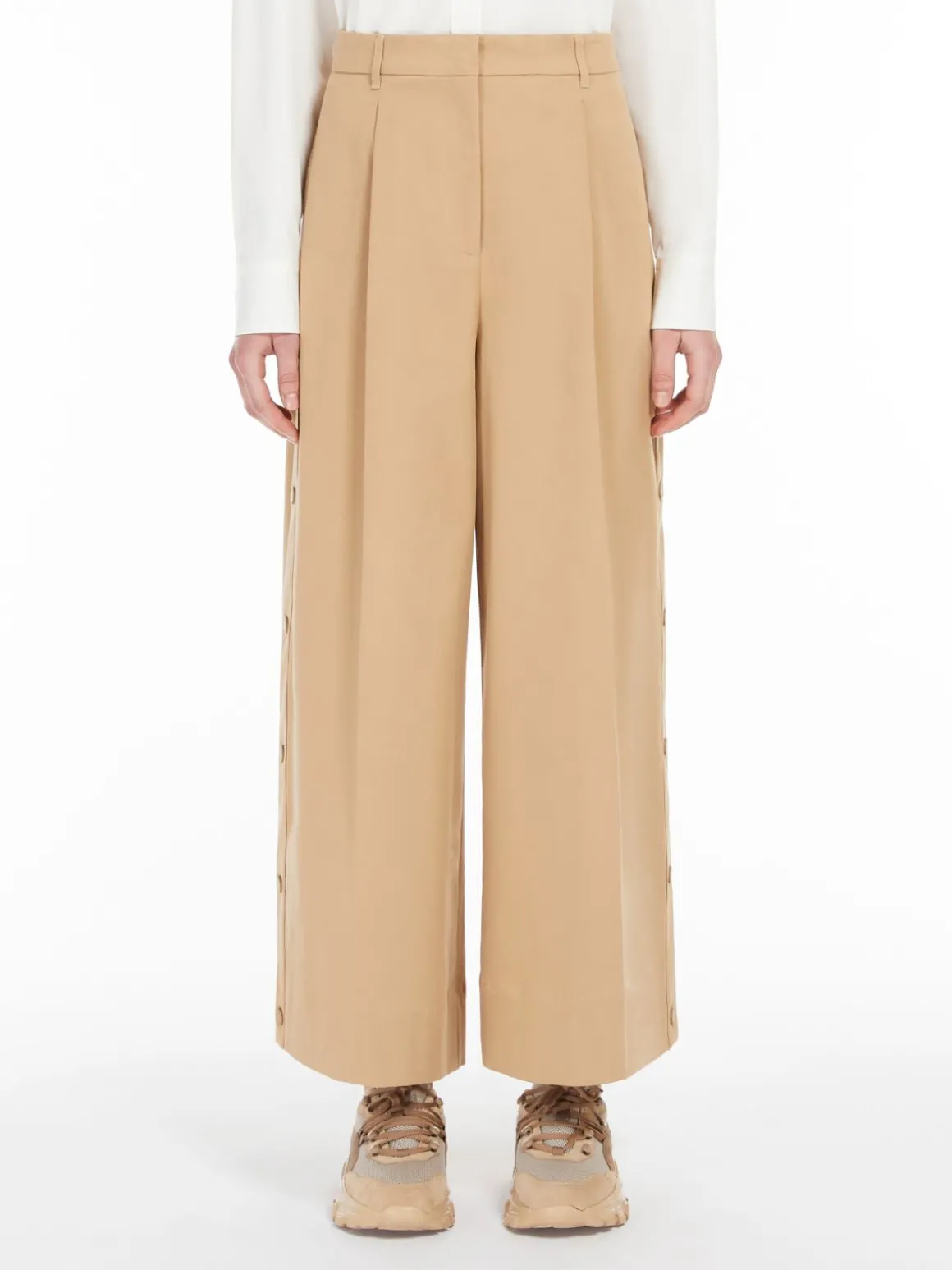 Outlet Pantalone in gabardina di cotone Pantaloniejeans