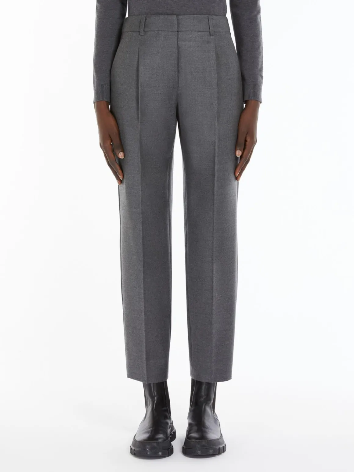 Sale Pantalone in lana comfort Pantaloniejeans