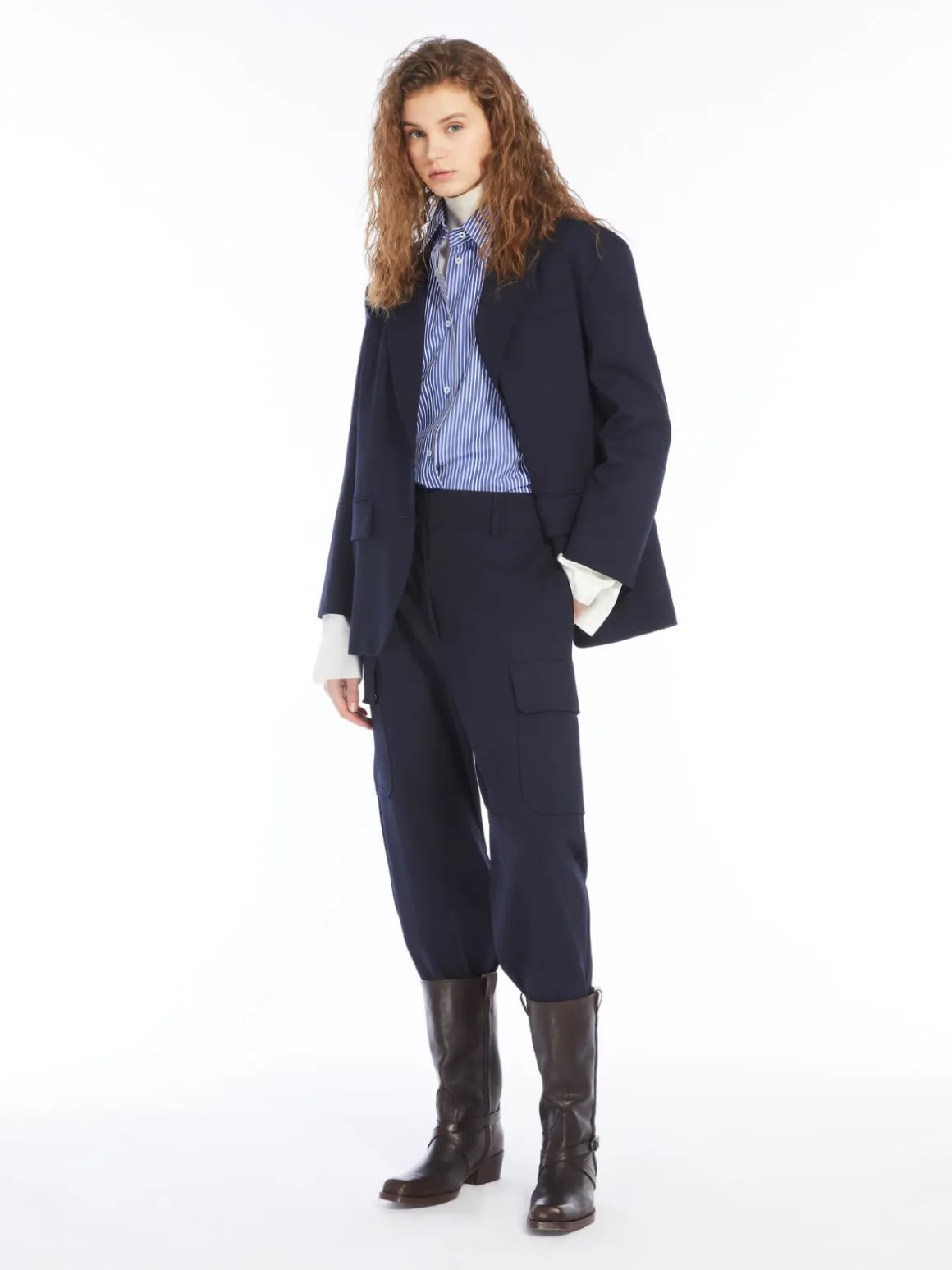 Discount Pantalone in lana tecnica Pantaloniejeans
