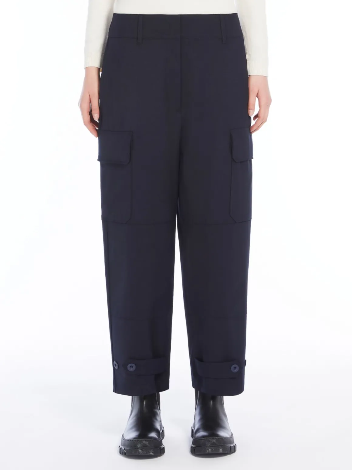Discount Pantalone in lana tecnica Pantaloniejeans