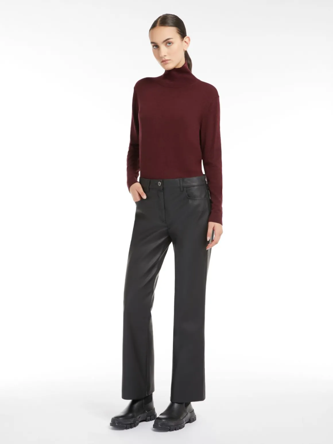 Flash Sale Pantalone in tessuto spalmato Pantaloniejeans