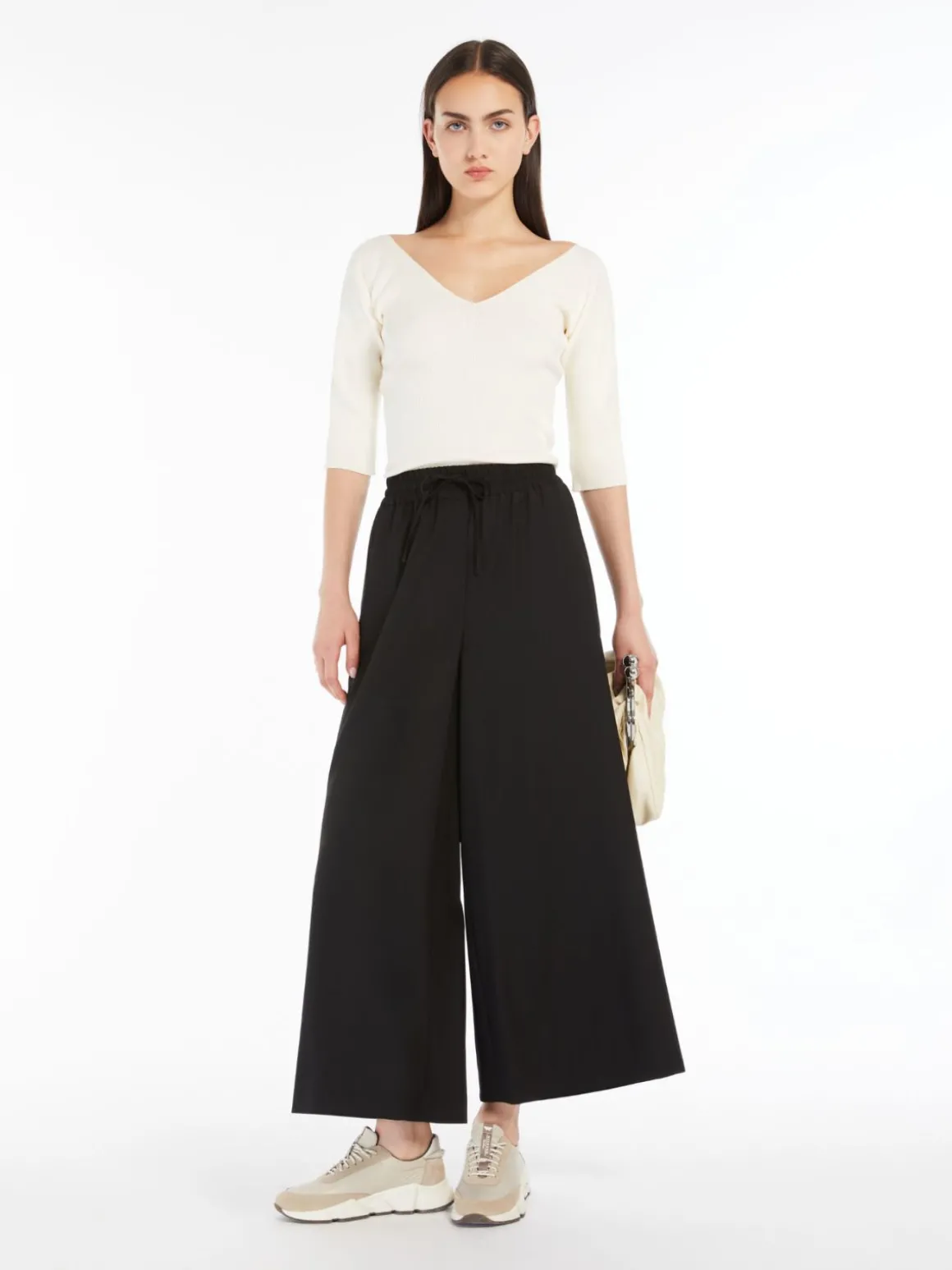 Cheap Pantalone morbidi in lana stretch Pantaloniejeans