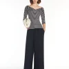 Clearance Pantalone morbidi in lana stretch Pantaloniejeans