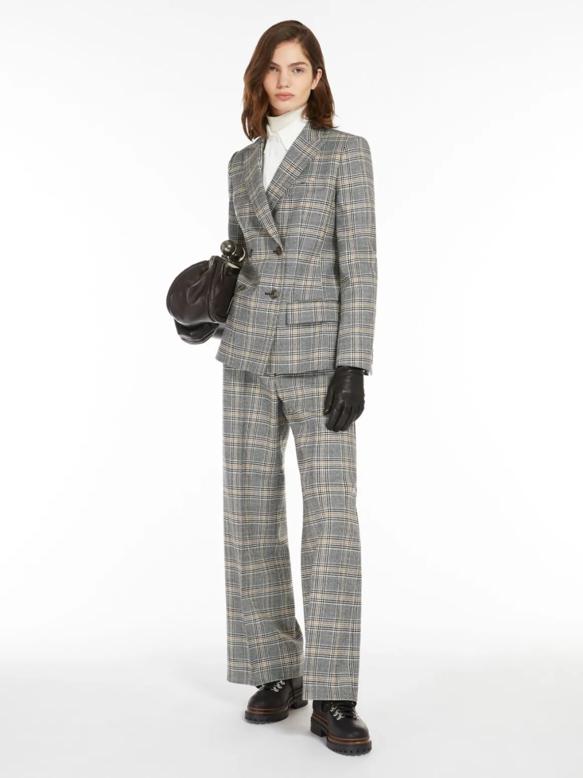 Best Pantalone palazzo in tela di lana Completie Tailleur | Pantaloniejeans