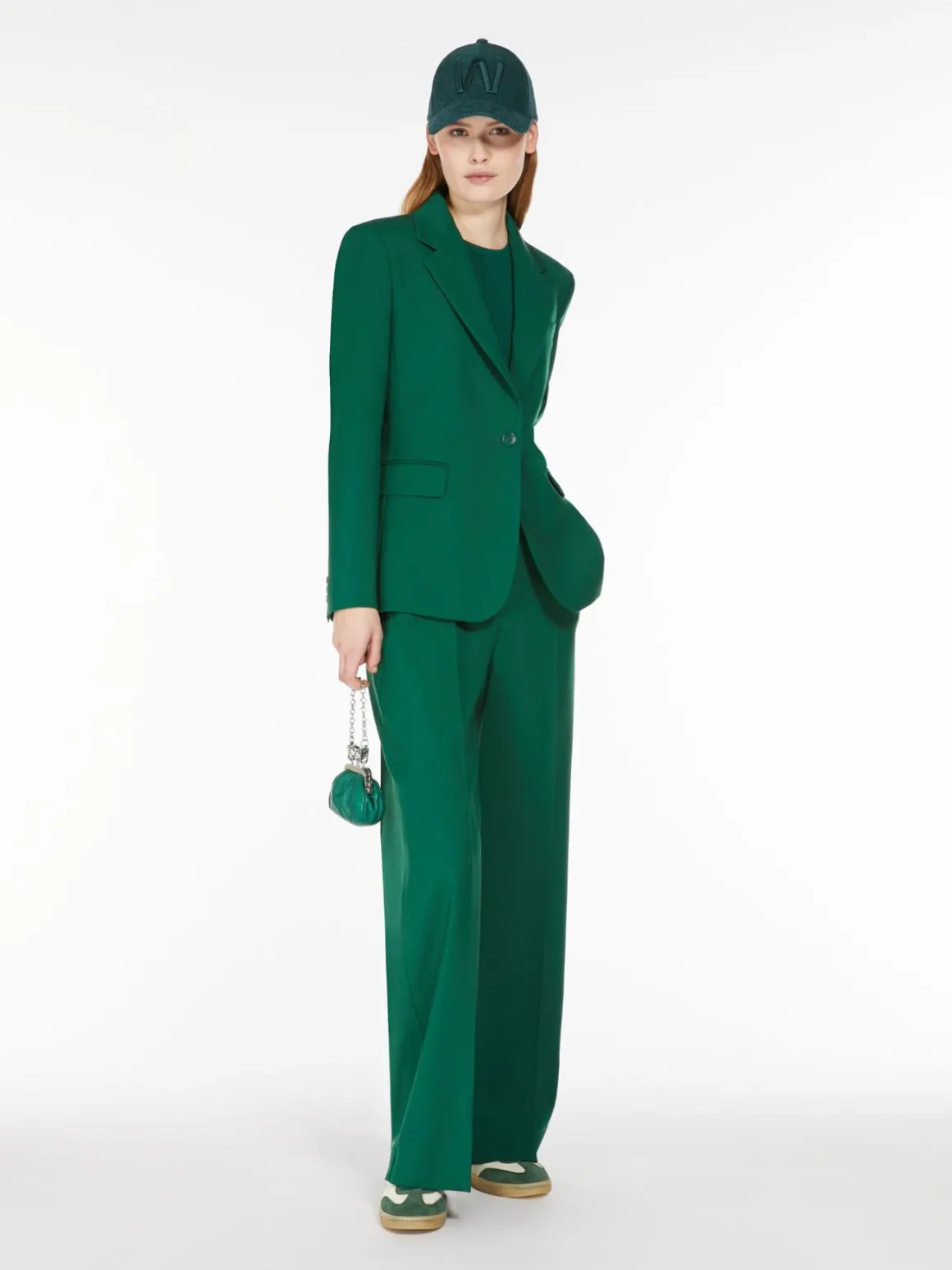 Best Pantalone palazzo in tela di lana Completie Tailleur | Pantaloniejeans
