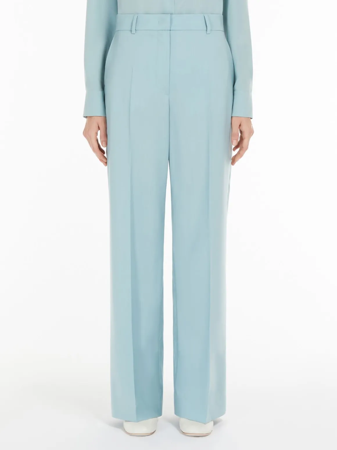 Outlet Pantalone palazzo in tela di lana Completie Tailleur | Pantaloniejeans