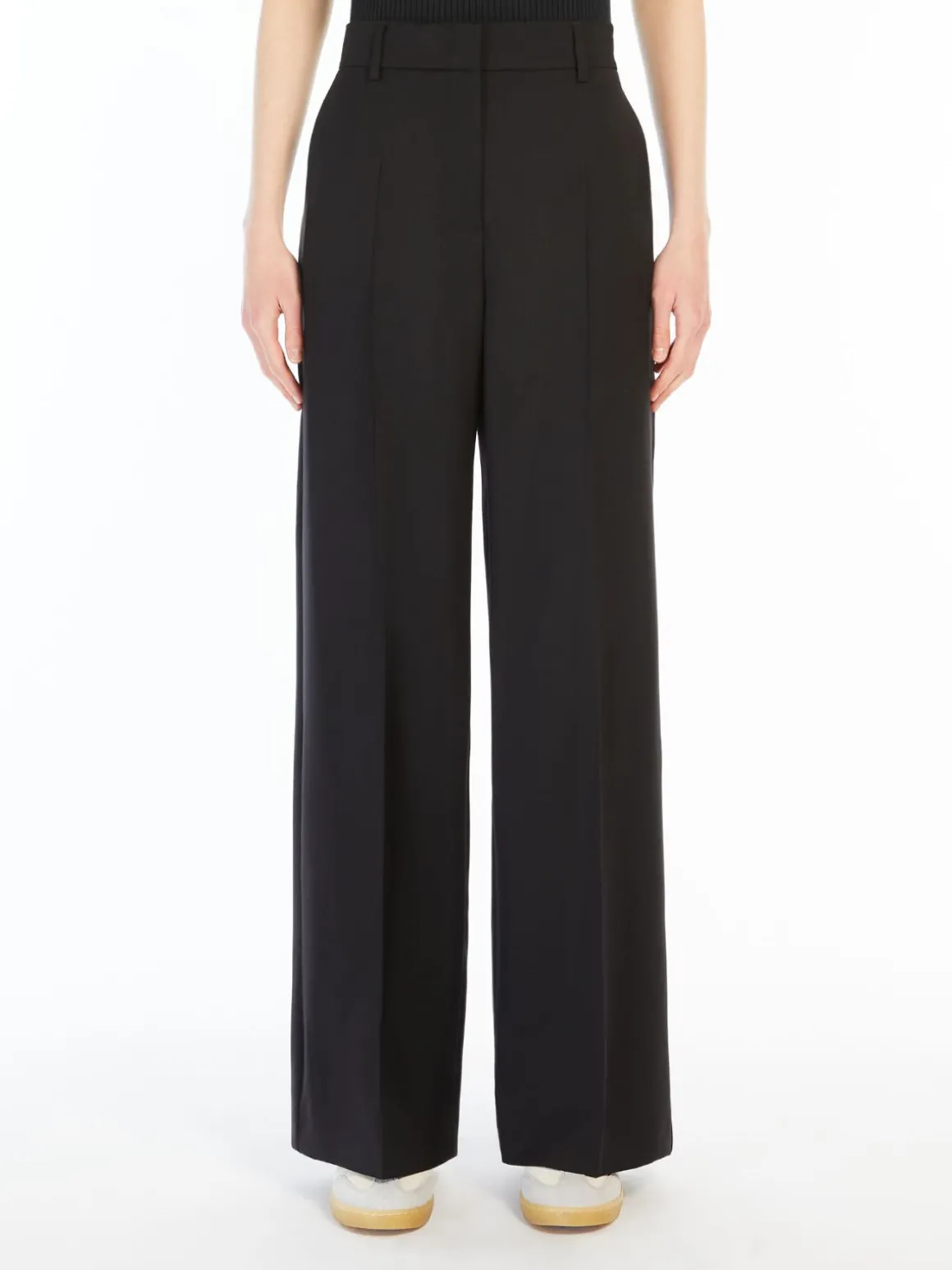 Fashion Pantalone palazzo in tela di lana Completie Tailleur | Pantaloniejeans