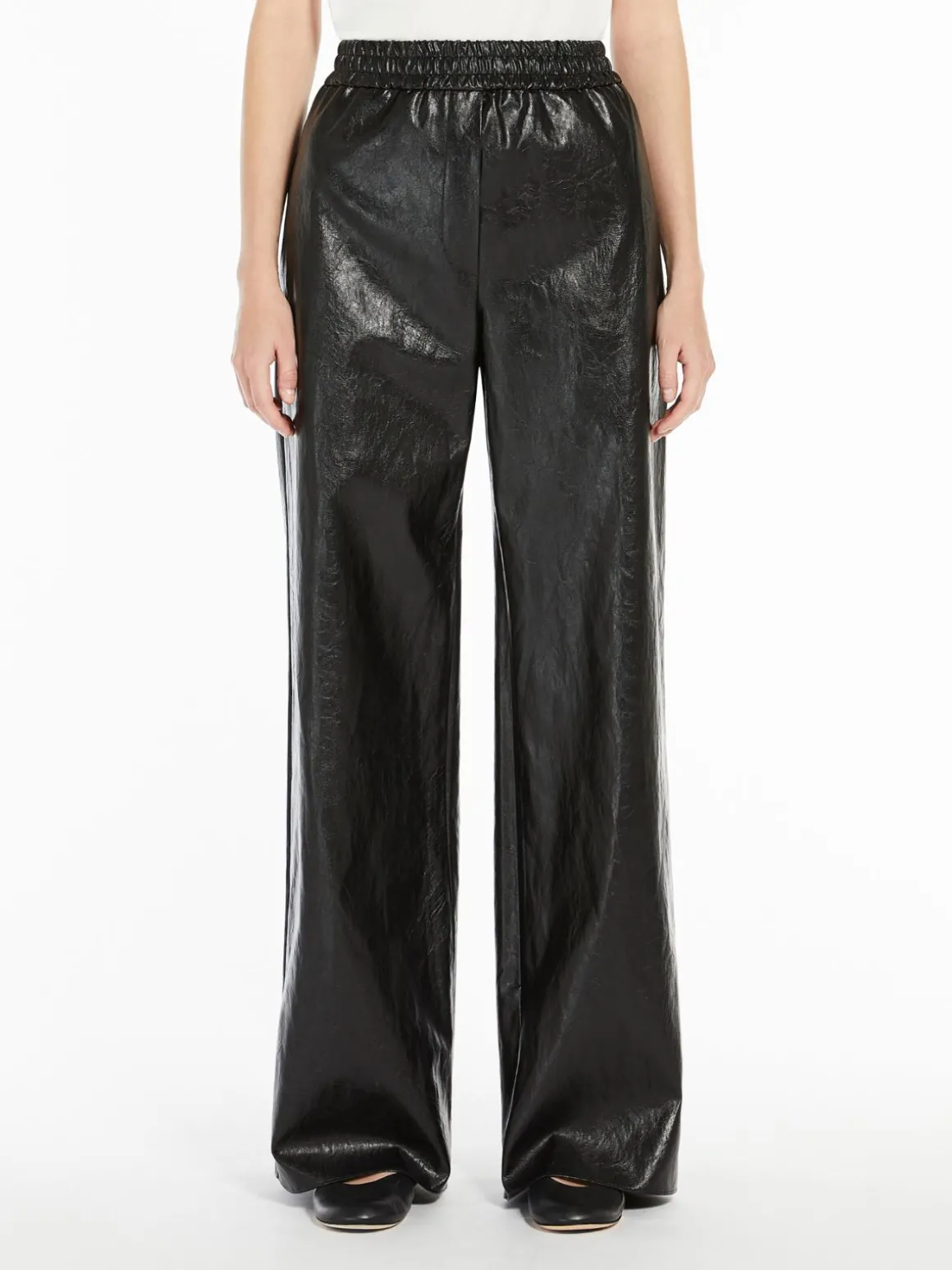 Flash Sale Pantalone palazzo in tessuto spalmato Pantaloniejeans