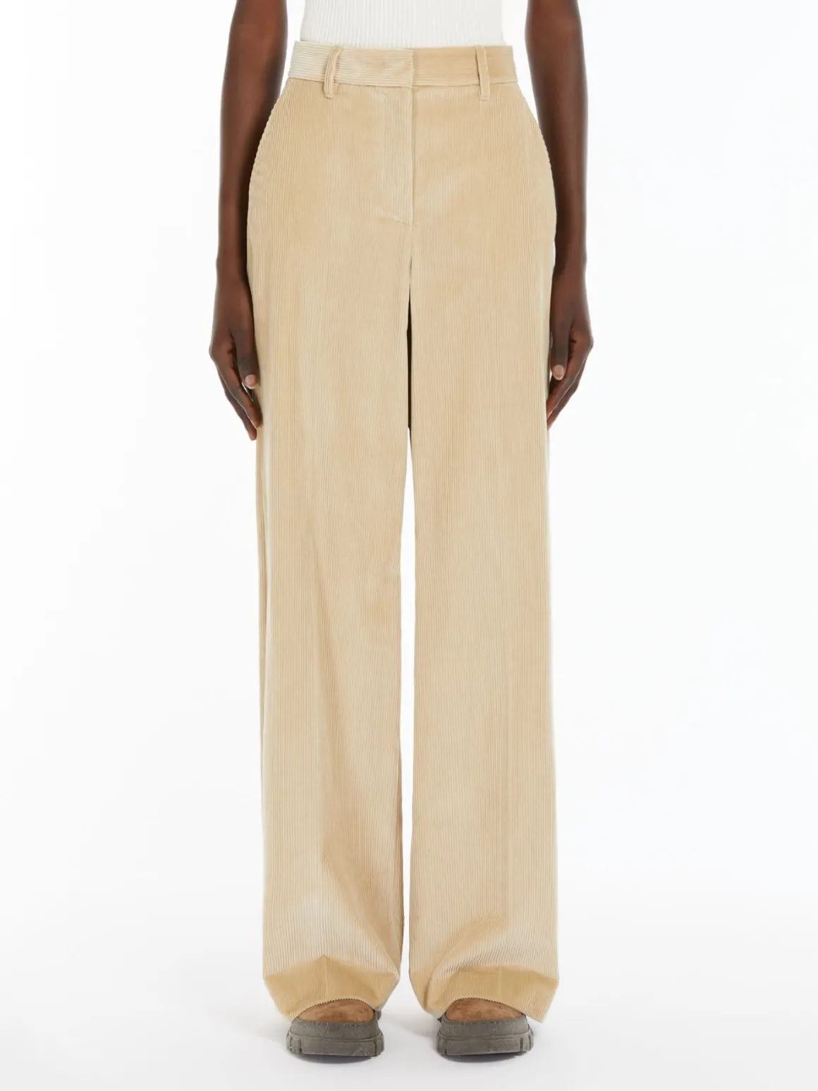 Best Pantalone wide leg in velluto Pantaloniejeans