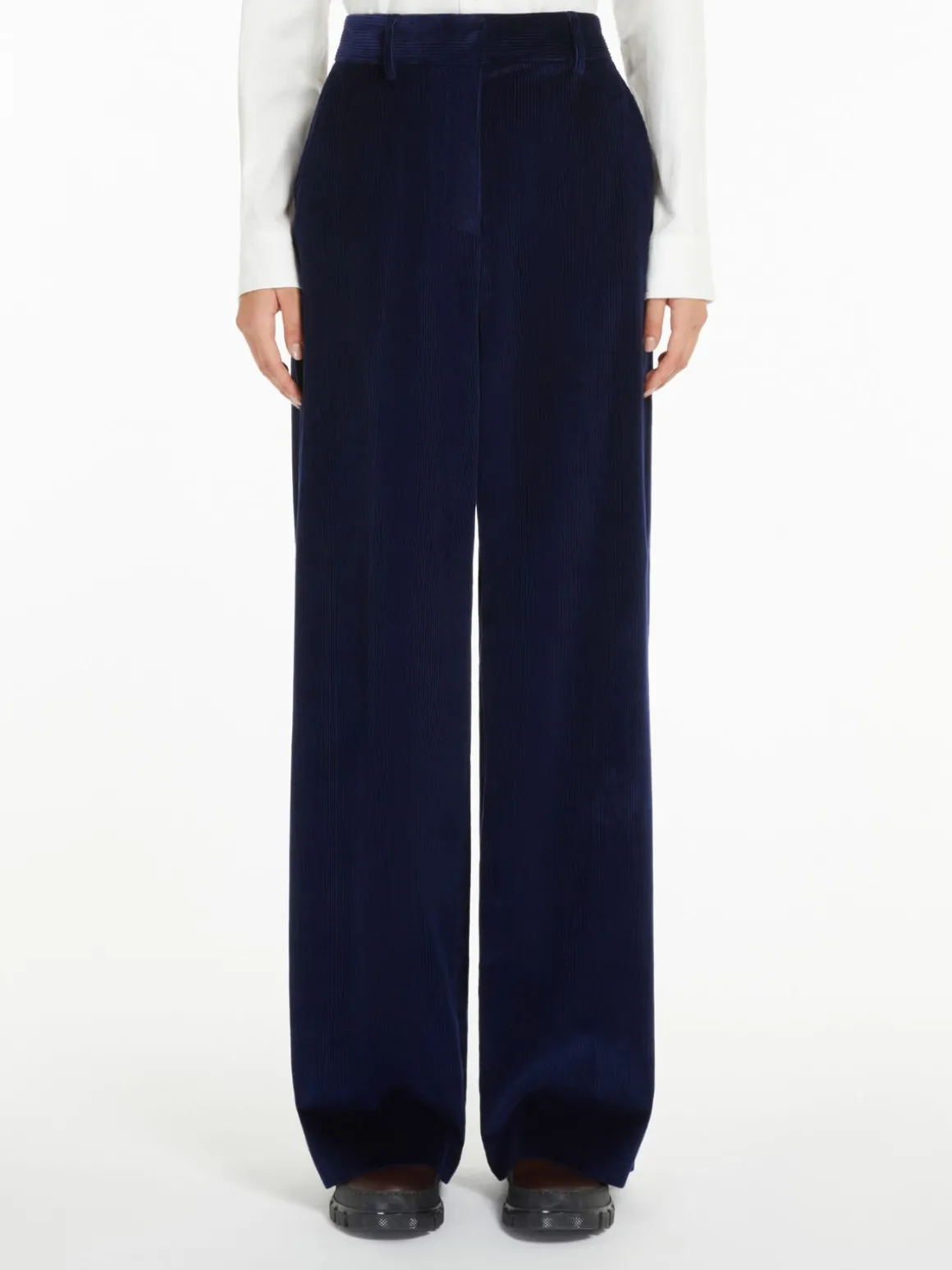 Best Sale Pantalone wide leg in velluto Completie Tailleur | Pantaloniejeans