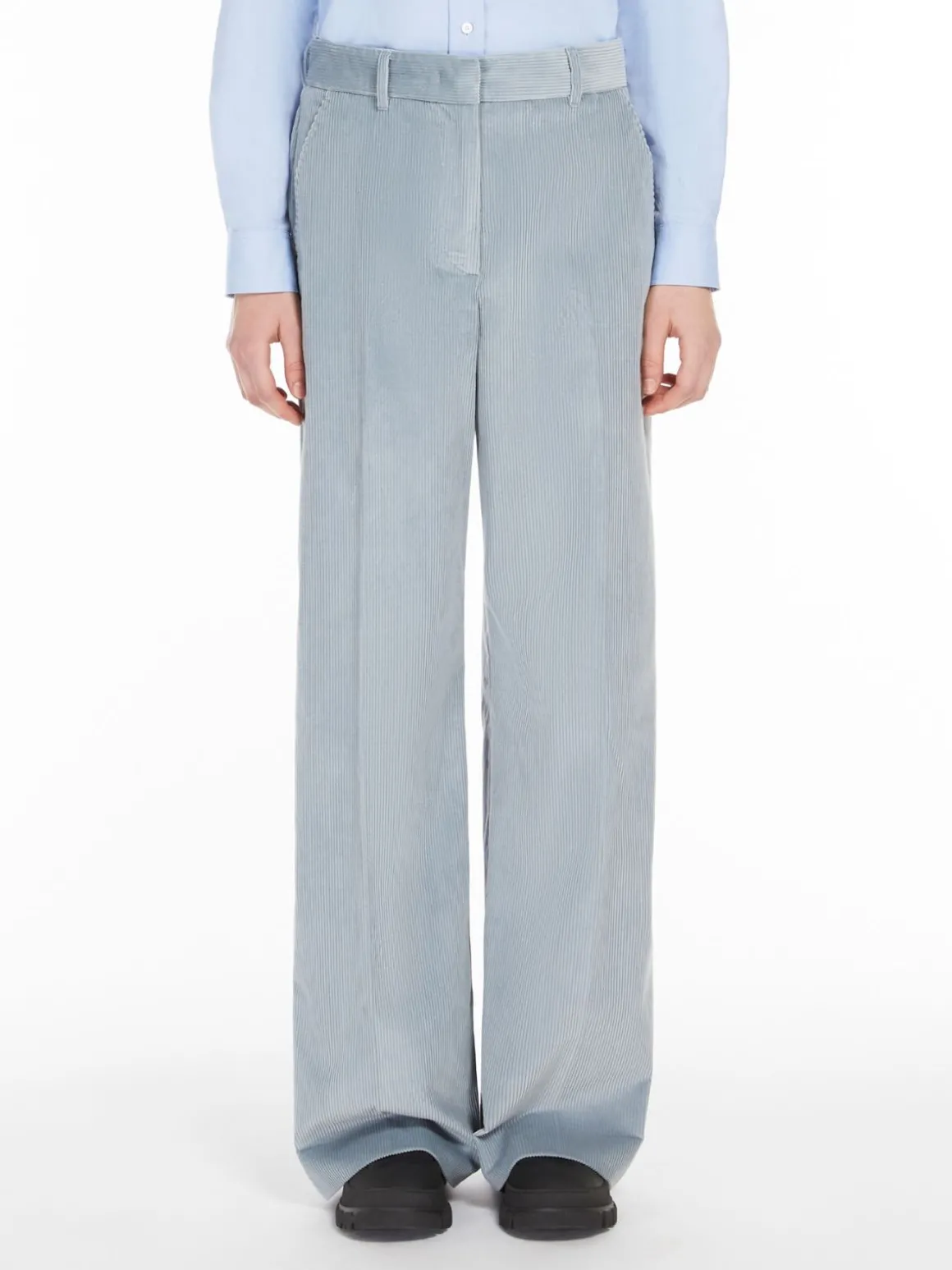 Fashion Pantalone wide leg in velluto Completie Tailleur | Pantaloniejeans