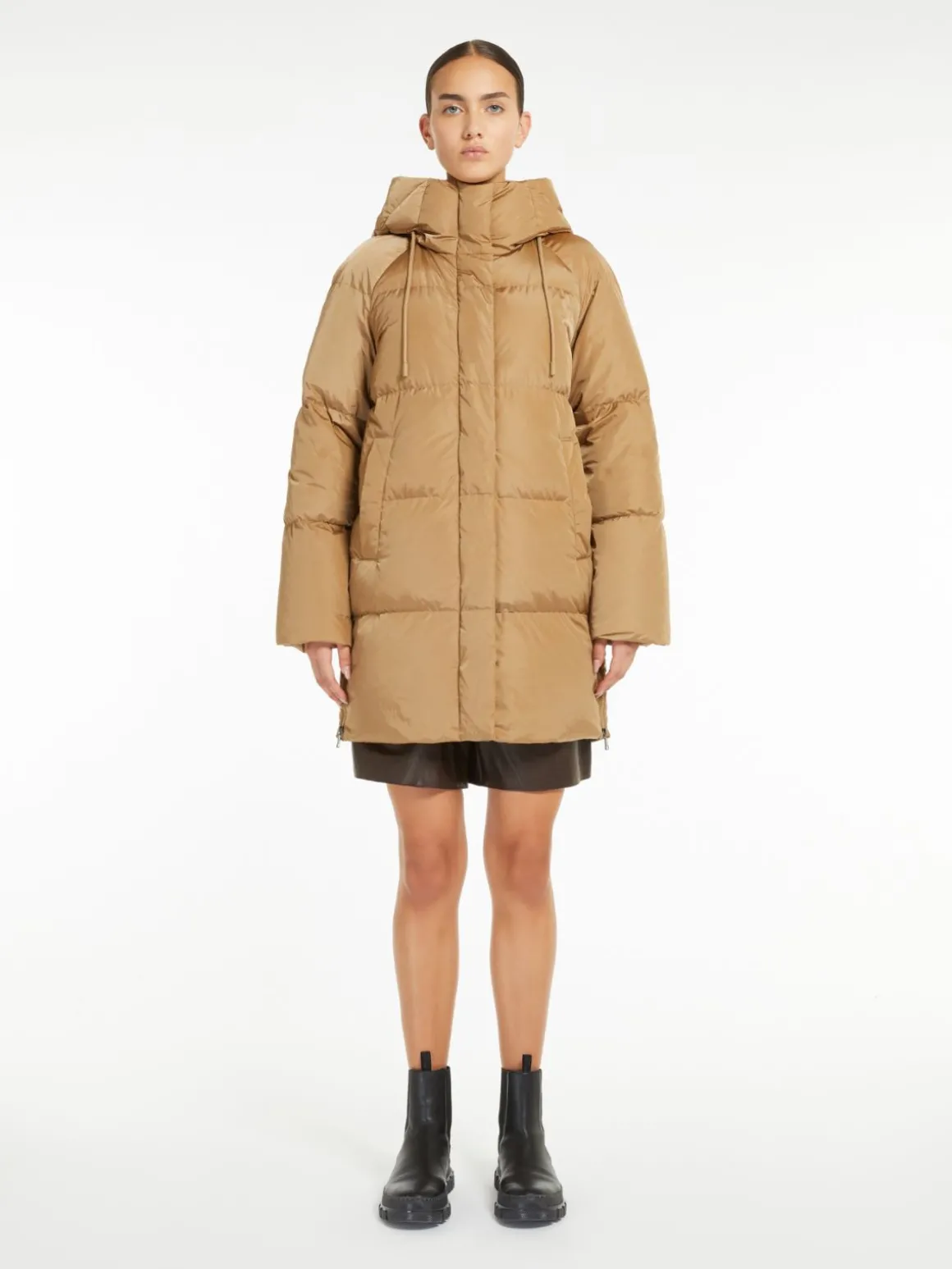 Clearance Parka in taffetà antigoccia Imbottiti E Parka