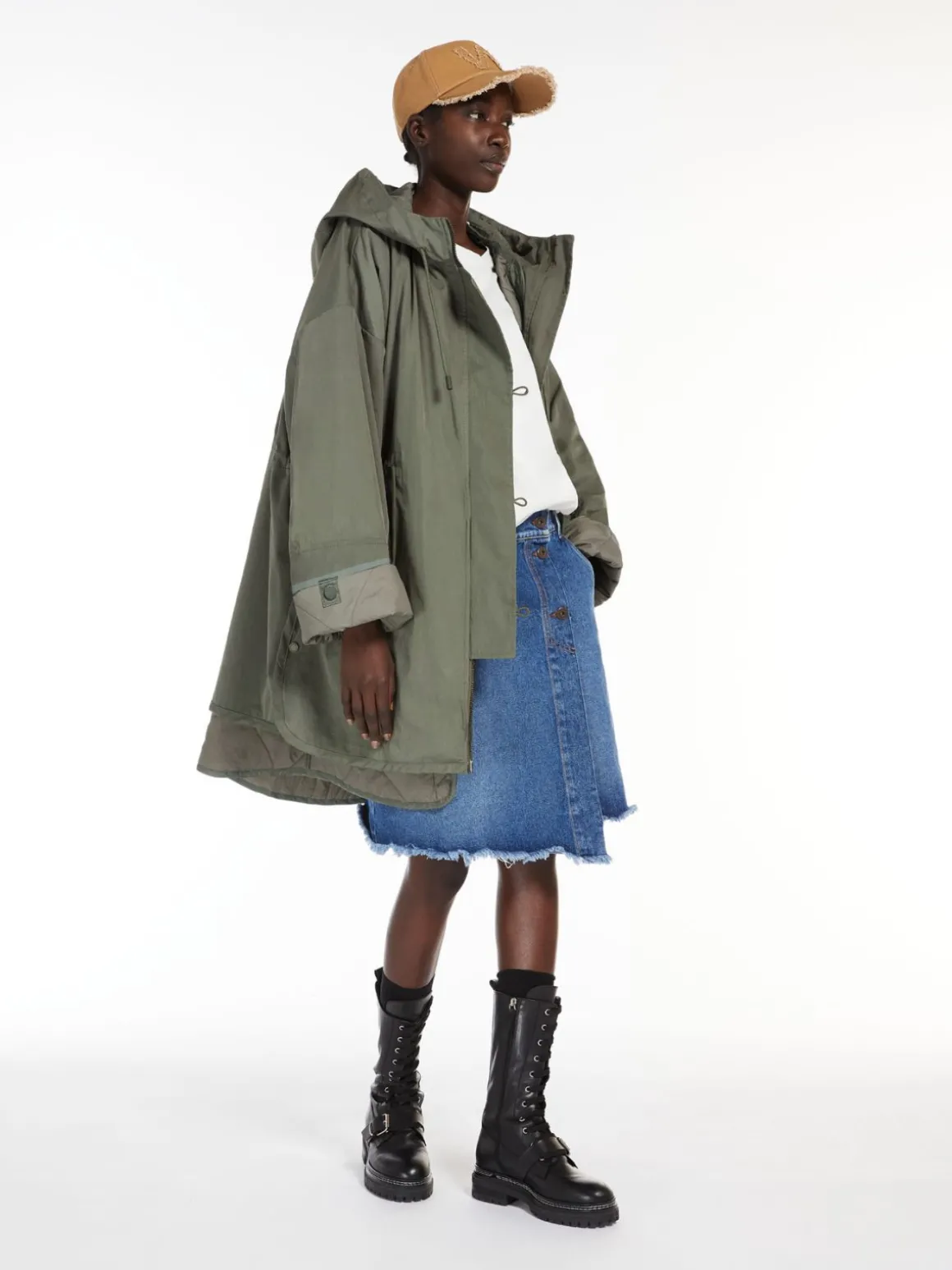 Fashion Parka reversibile in cotone antigoccia Imbottiti E Parka | Cappottietrench