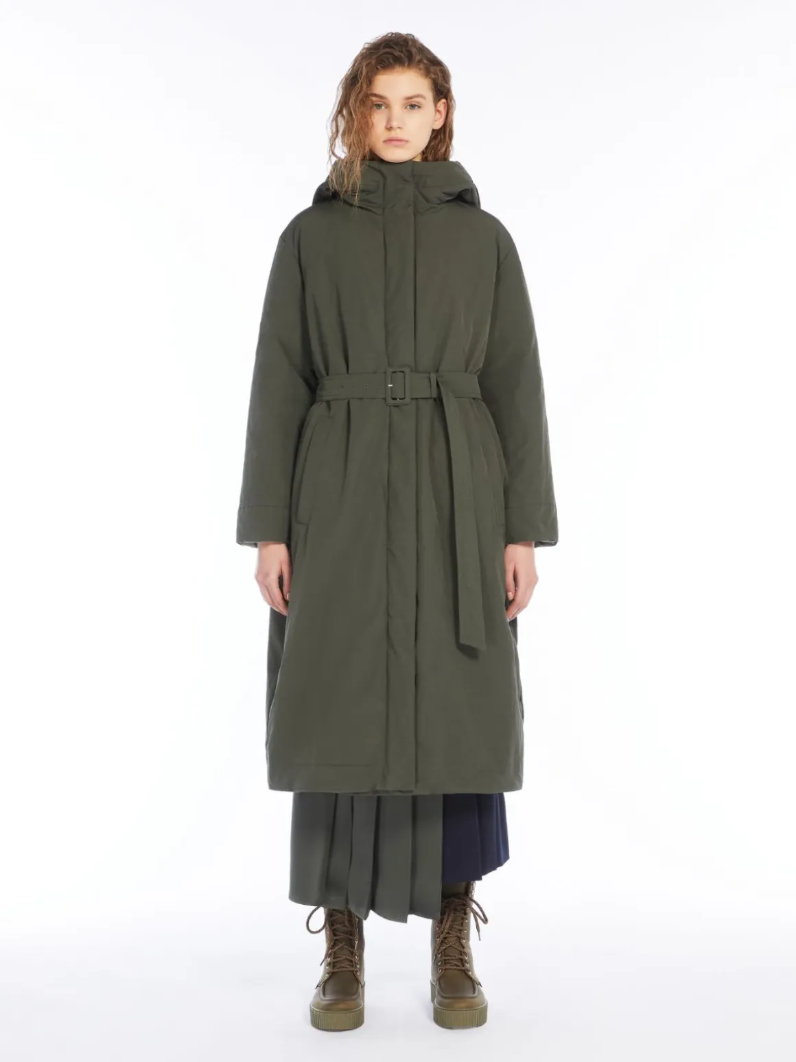 New Parka reversibile in cotone tecnico antigoccia Imbottiti E Parka