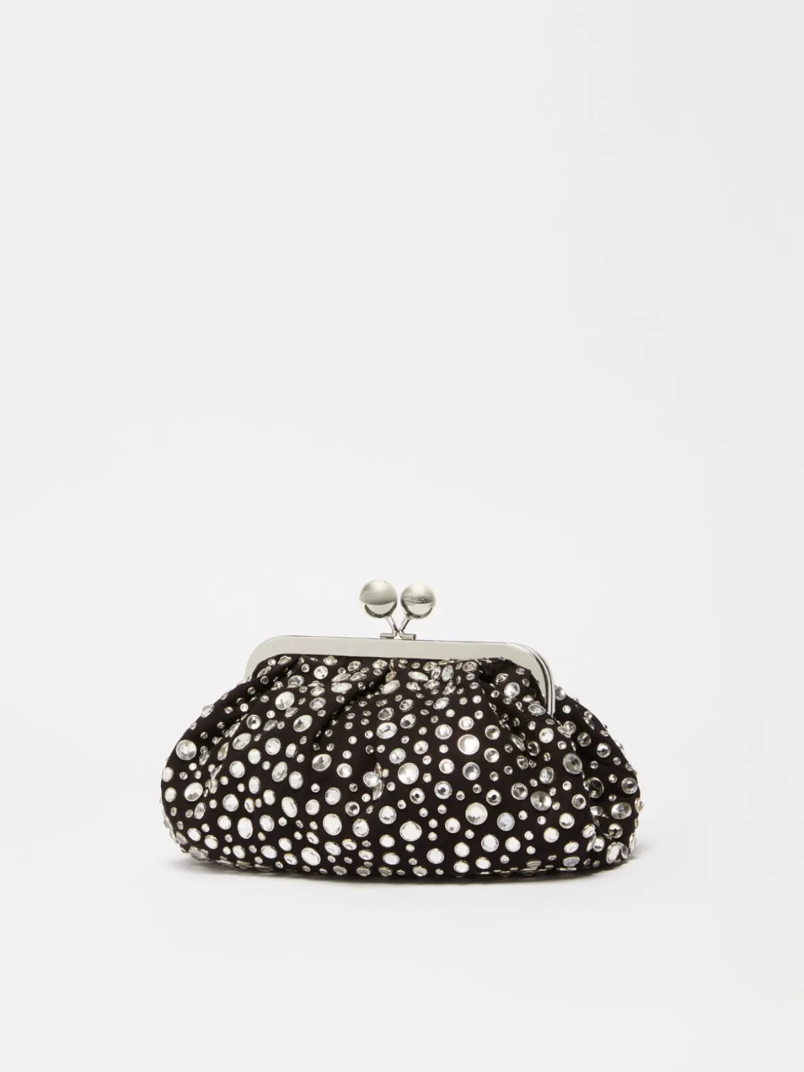 Shop Pasticcino Bag Small con pietre incastonate in pelle con cristalli Pasticcino Bag | Borse