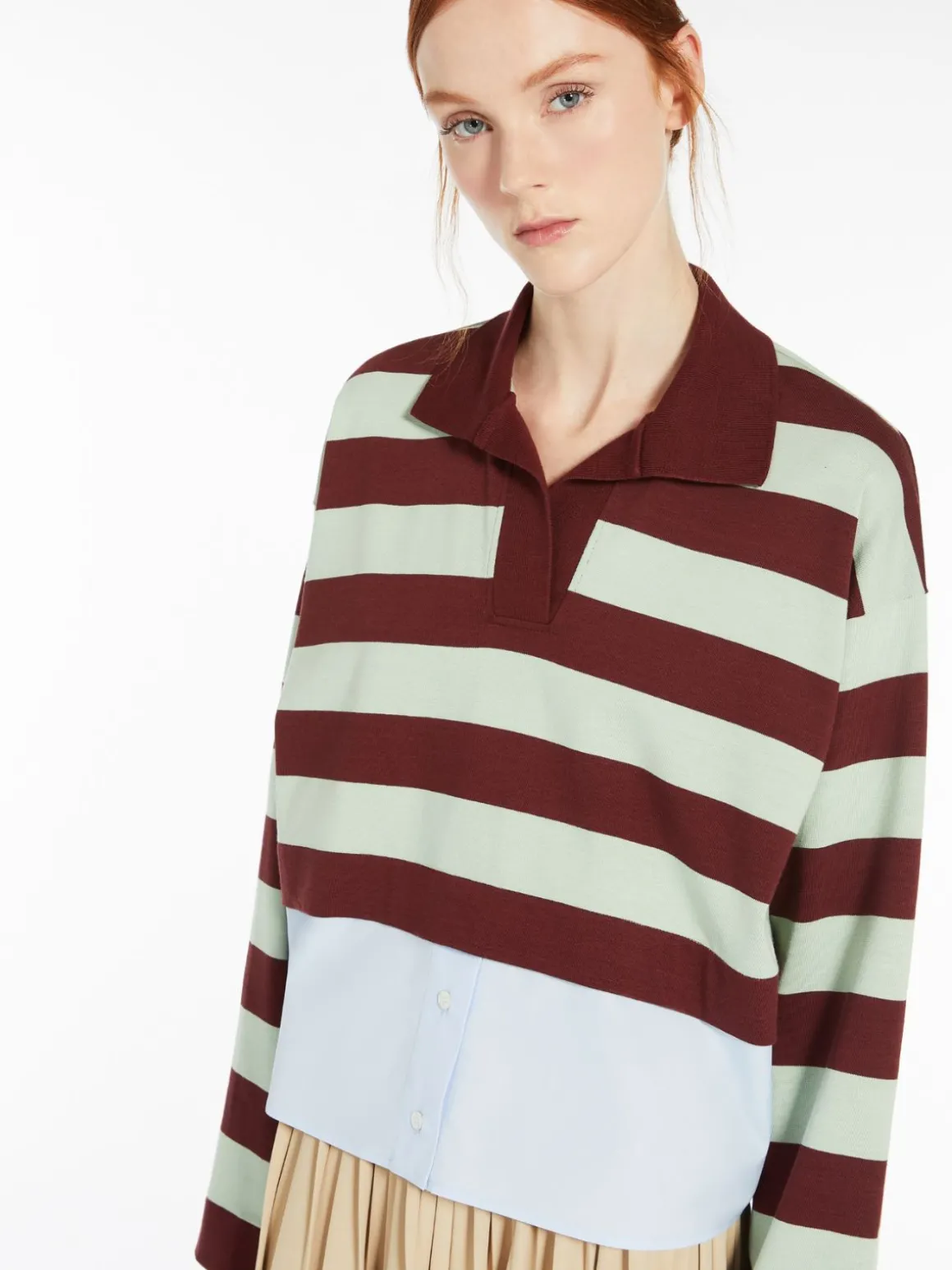 polo_in_jersey_e_popeline_3.webp Best Sale Polo in jersey e popeline T-shirt E Top