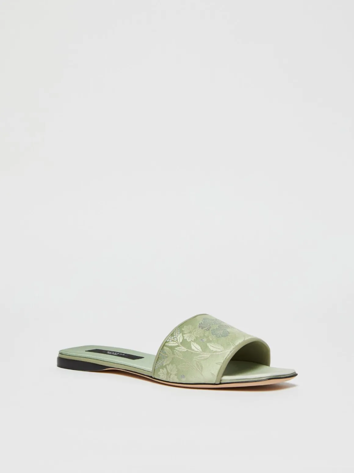Flash Sale Sandalo flat in seta jacquard Scarpe