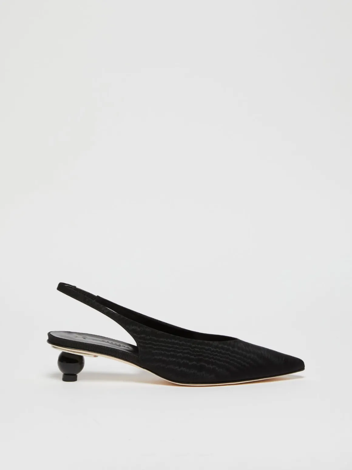 Sale Slingback in moiré con tacco boule Scarpe