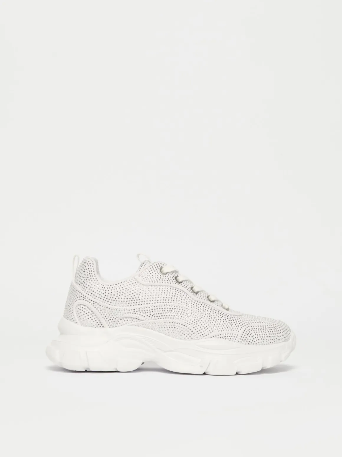 Outlet Sneaker in tessuto tecnico con strass Scarpe