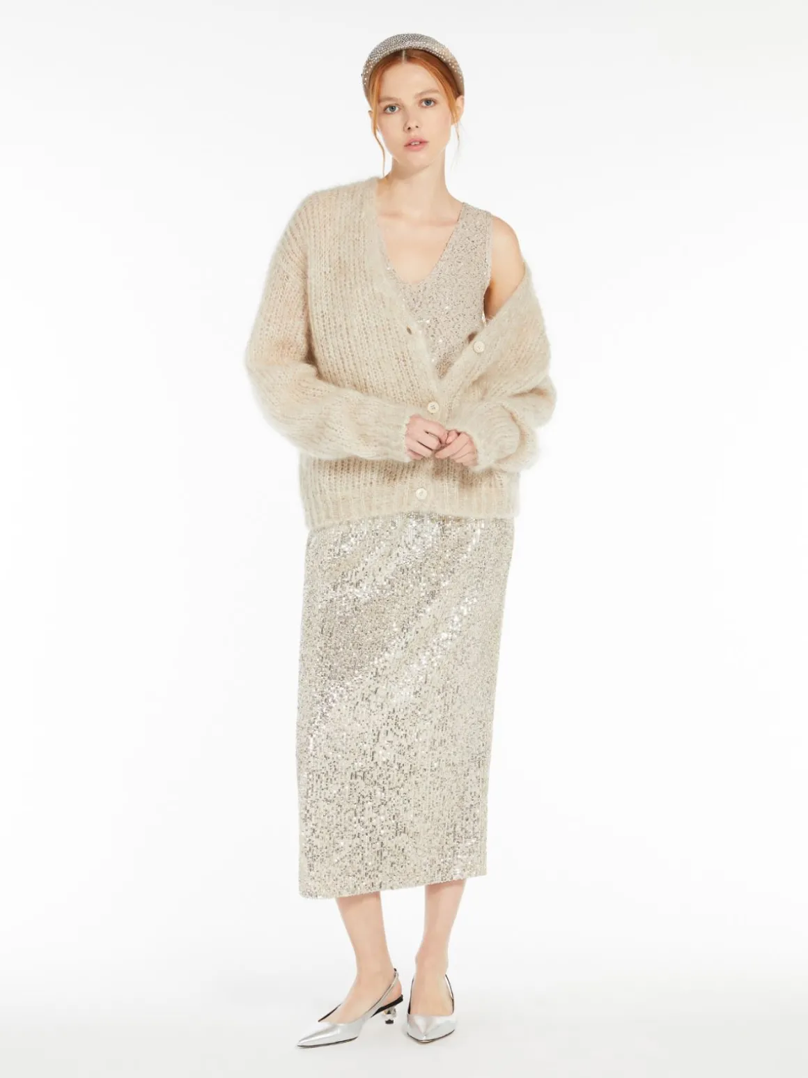 Shop Top in filato di paillette Maglie