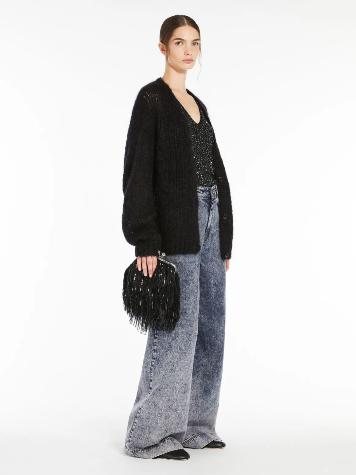 Best Top in filato di paillette Maglie