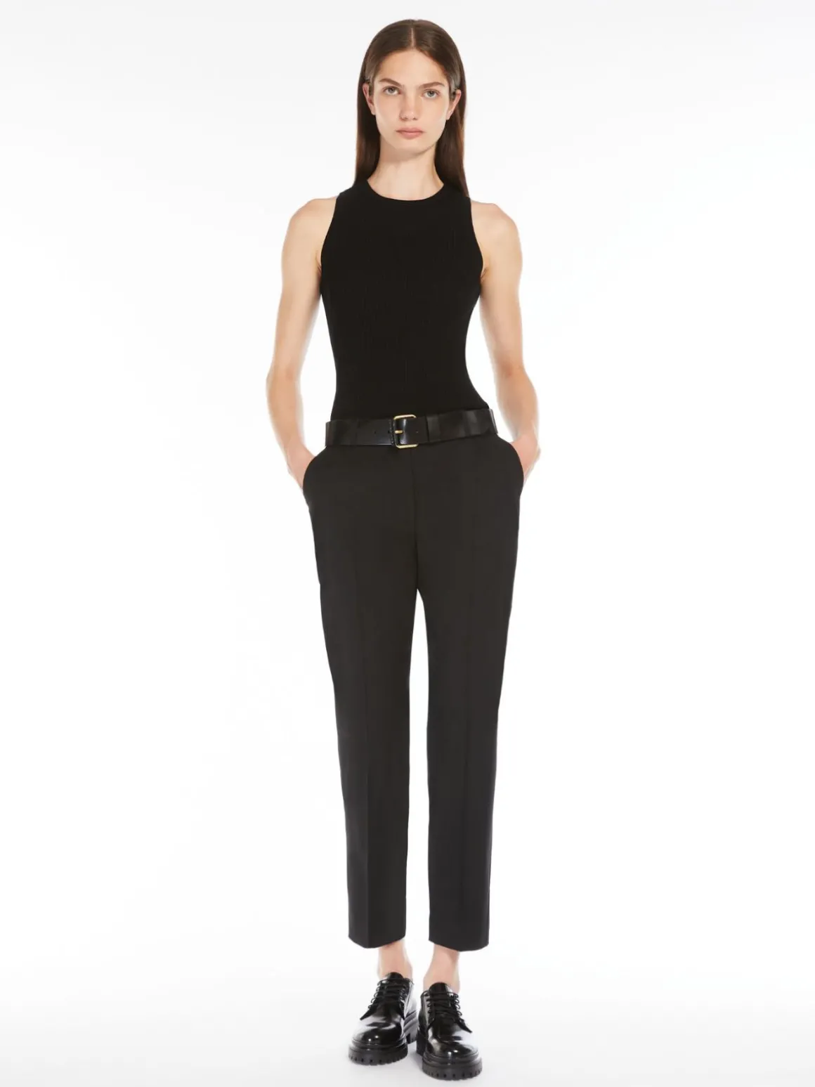 Best Sale Top in viscosa a coste Completie Tailleur | Maglie