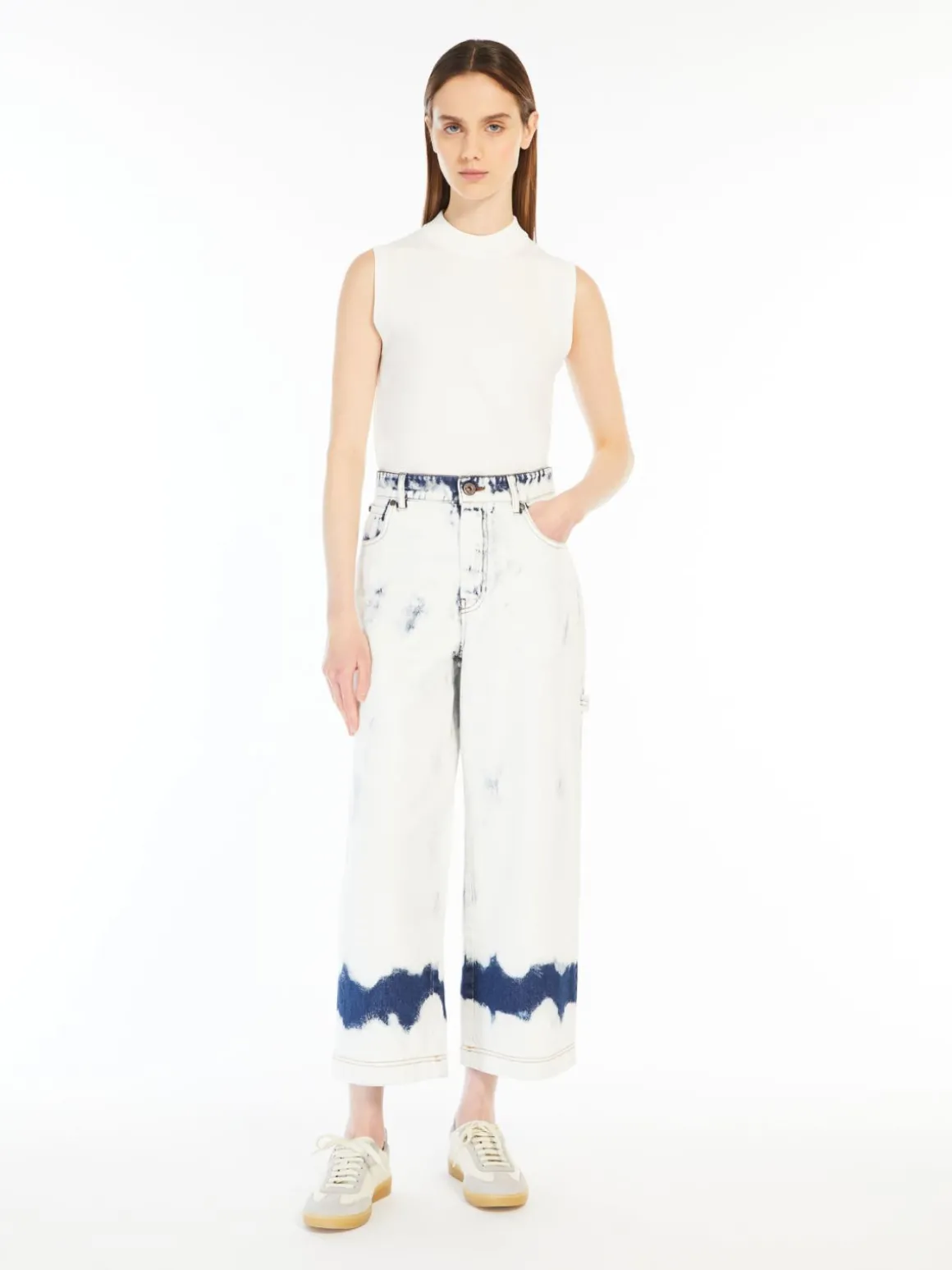 Shop Top in viscosa stretch Completie Tailleur | Maglie