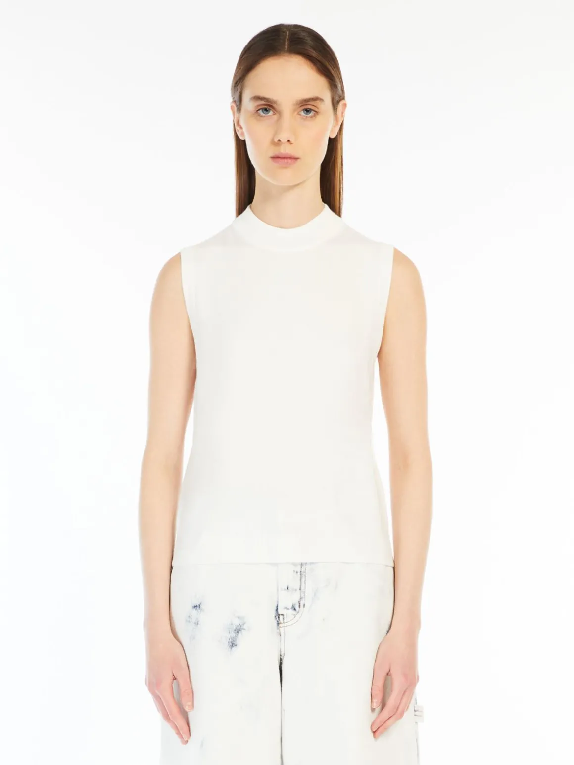 Shop Top in viscosa stretch Completie Tailleur | Maglie
