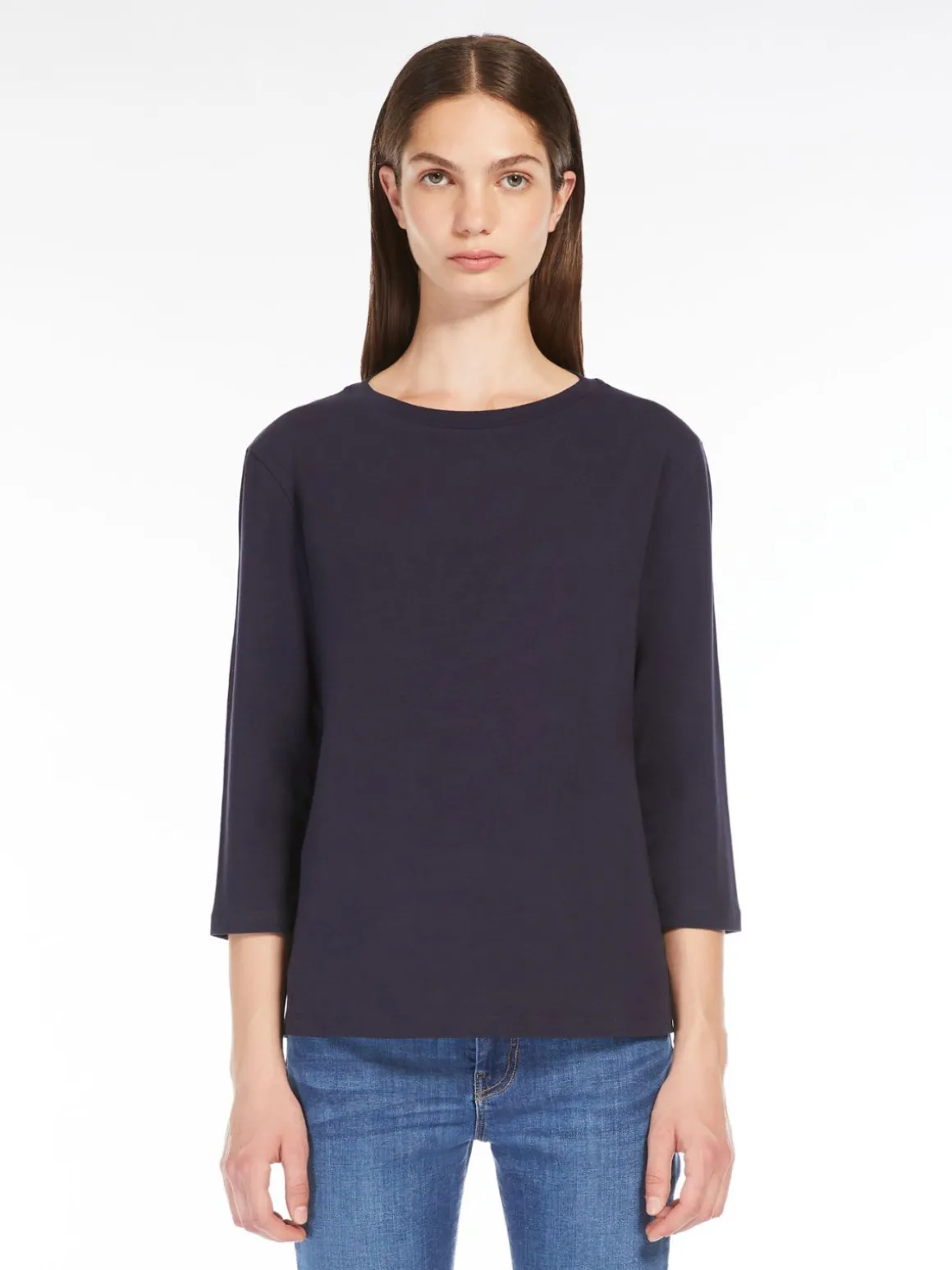 Cheap T-shirt a barchetta in jersey T-shirt E Top