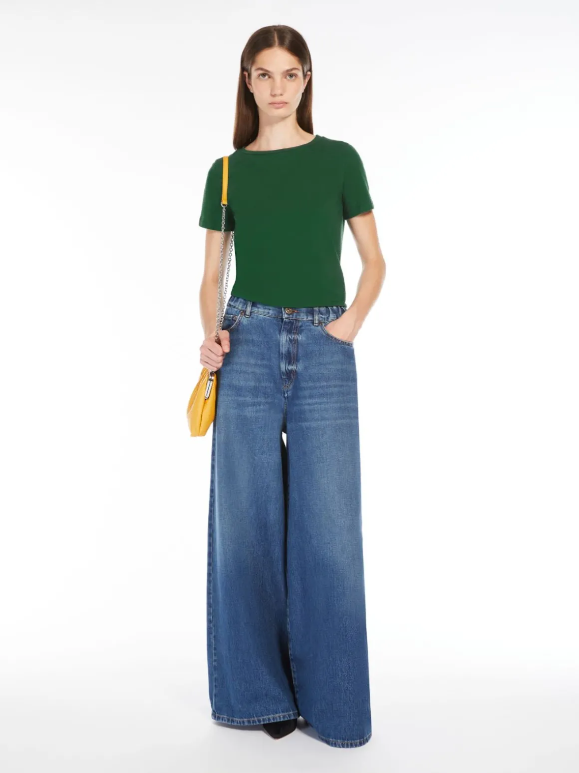 Cheap T-shirt basic in cotone stretch T-shirt E Top