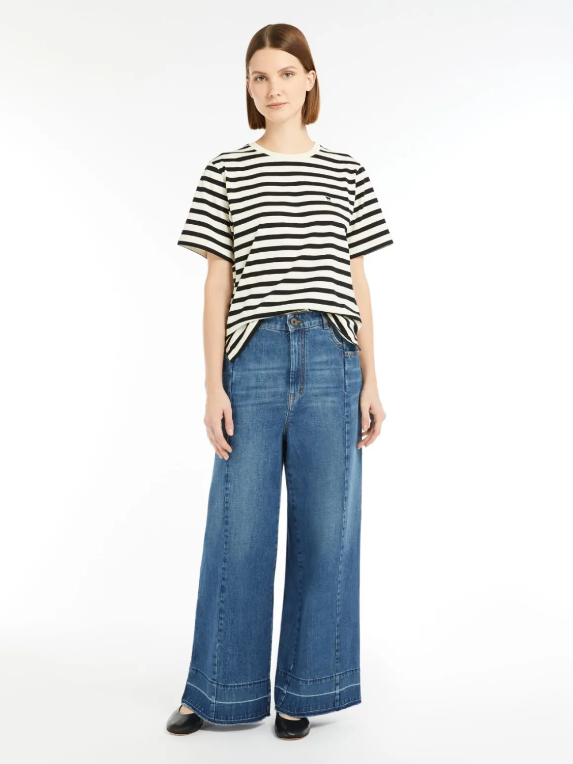 Cheap T-shirt girocollo in jersey T-shirt E Top