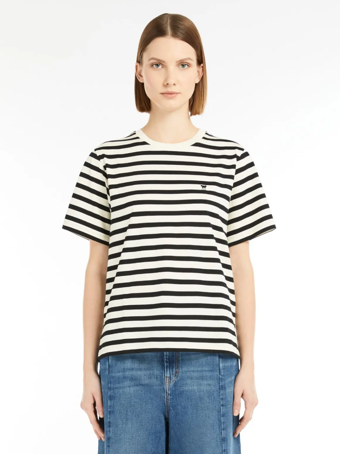 Cheap T-shirt girocollo in jersey T-shirt E Top