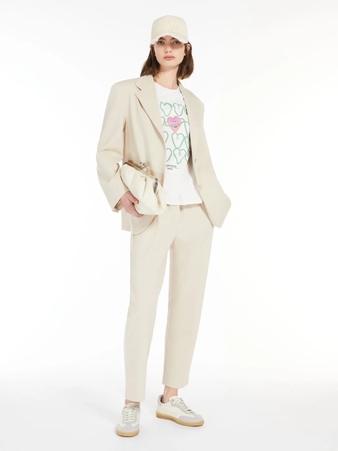 Cheap T-shirt in cotone con stampa T-shirt E Top