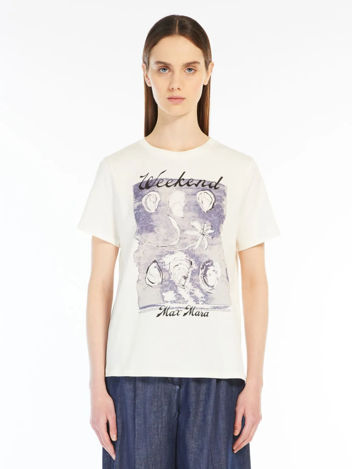 Best Sale T-shirt in cotone con stampa T-shirt E Top
