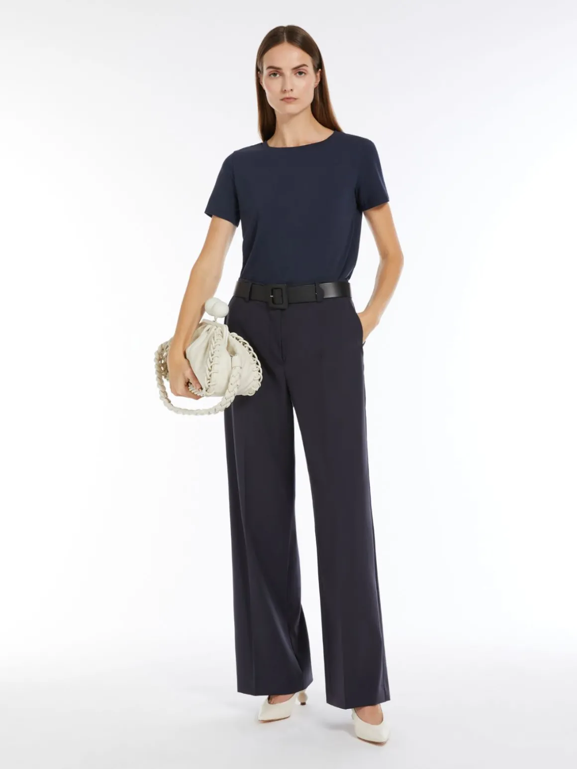Fashion T-shirt in cotone organico stretch T-shirt E Top
