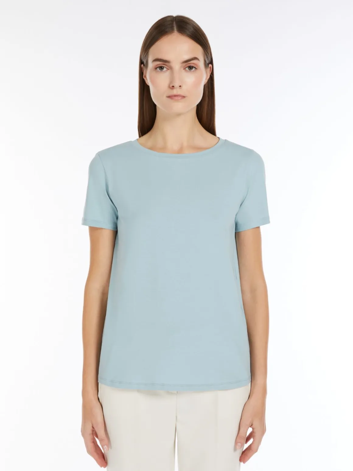 Online T-shirt in cotone organico stretch T-shirt E Top