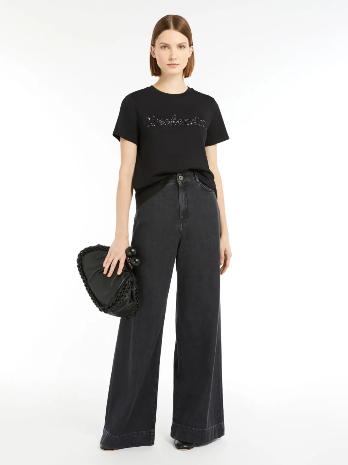 Fashion T-shirt in jersey di cotone T-shirt E Top