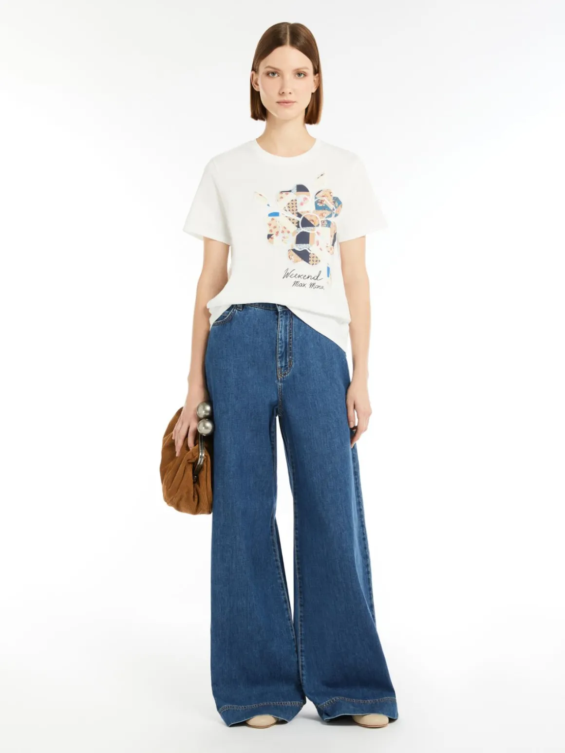 Store T-shirt in jersey di cotone T-shirt E Top