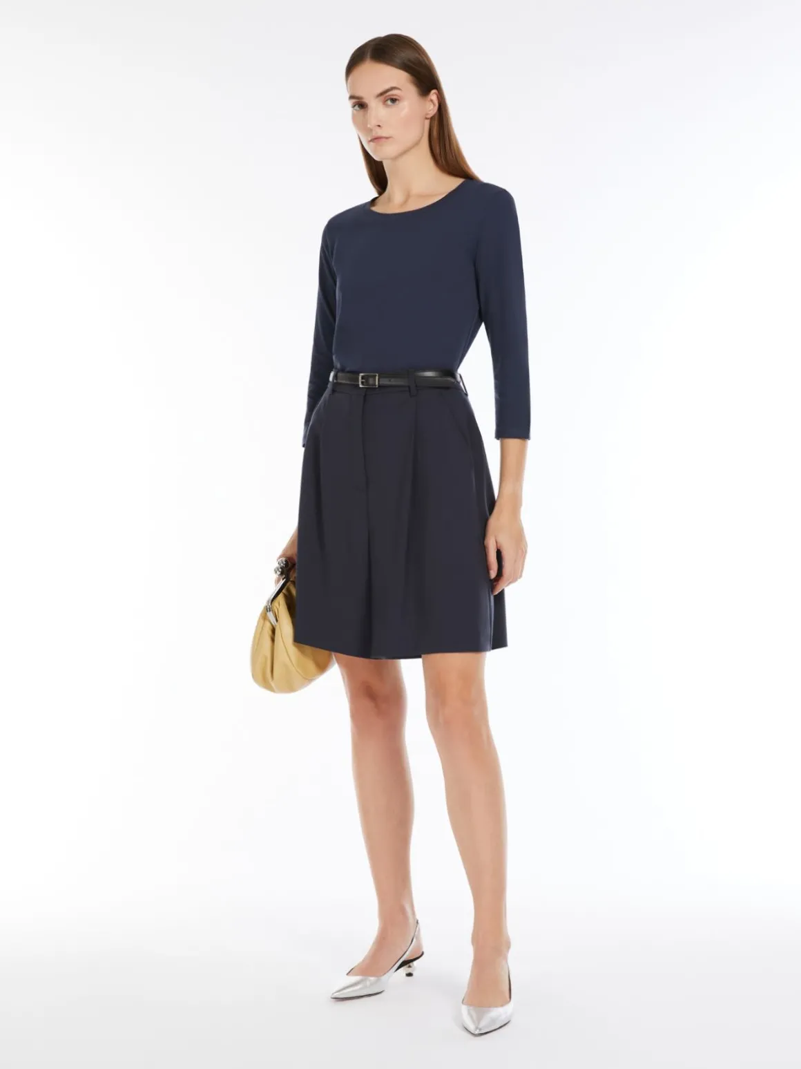 Store T-shirt in jersey di cotone organico T-shirt E Top