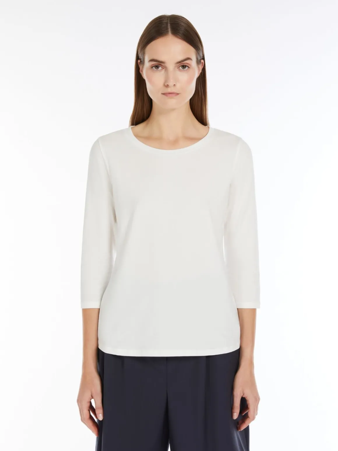 Sale T-shirt in jersey di cotone organico T-shirt E Top
