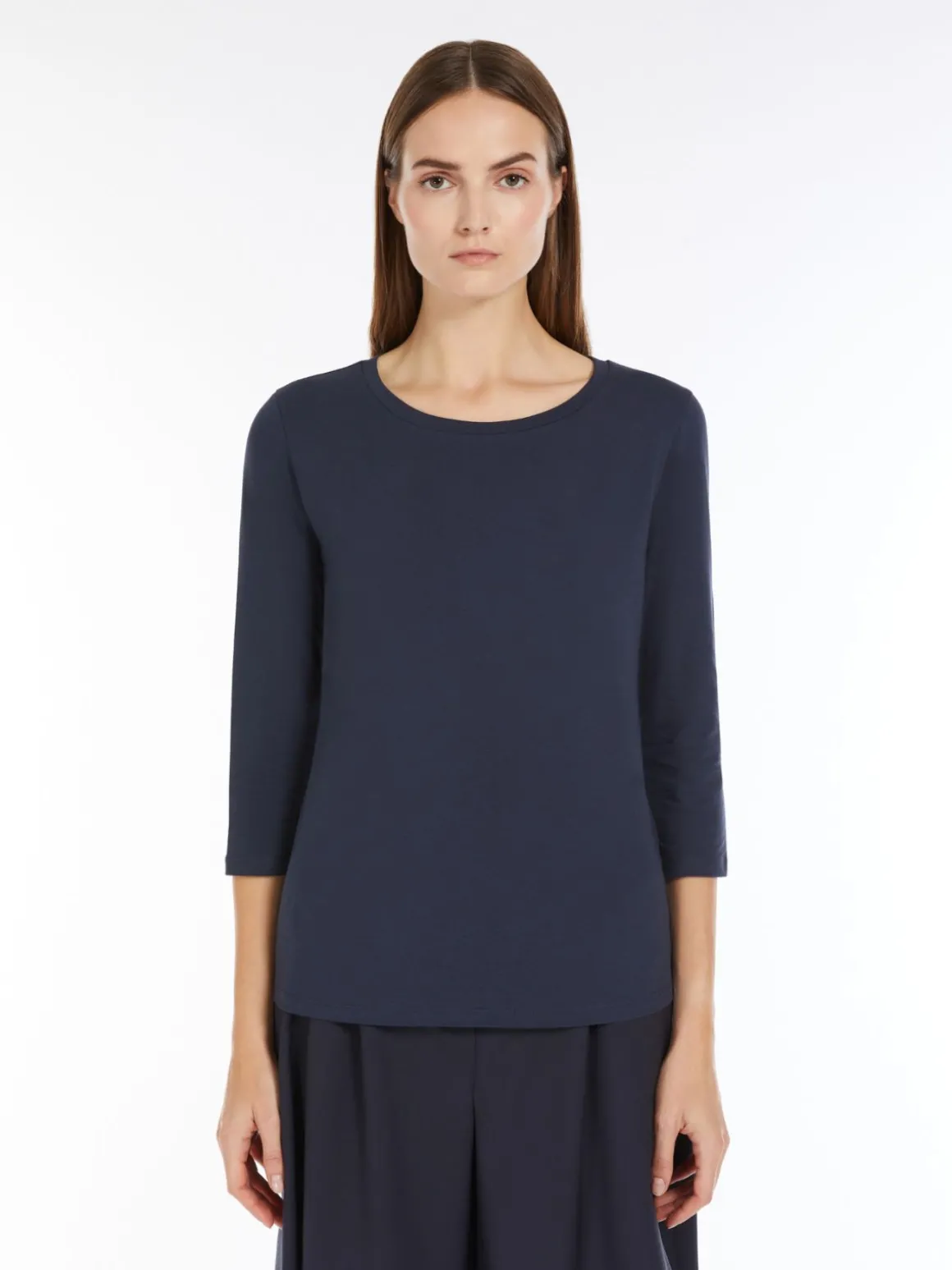 Store T-shirt in jersey di cotone organico T-shirt E Top