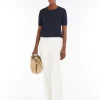 Sale T-shirt in maglia di seta e cotone Maglie